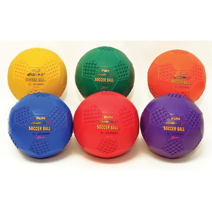 FunGripper 8 Inch Soccerballs, Set of 6
