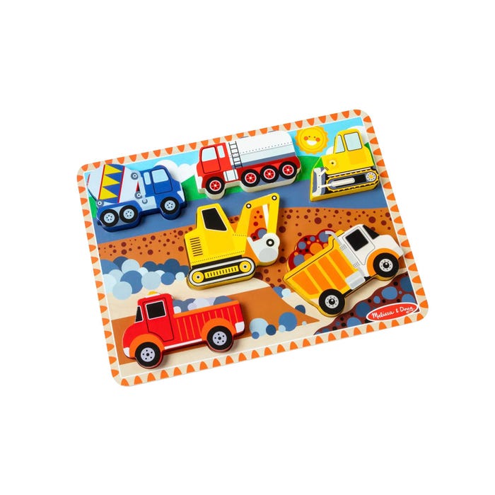 Melissa & Doug Construction Chunky Puzzle