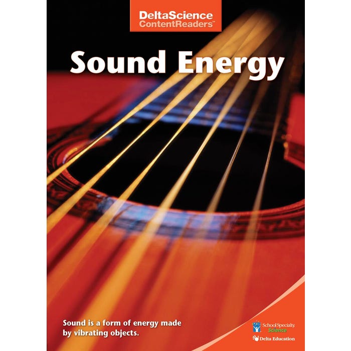 Delta Science Content Readers Sound Energy Red Book, Pack of 8