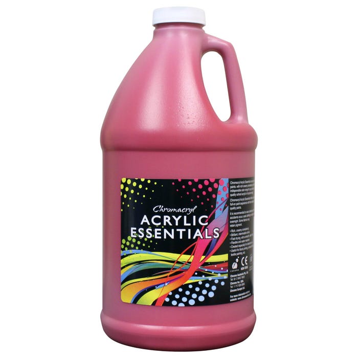 Chromacryl Acrylic Essentials, Cool Red, Half Gallon