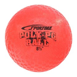 Sportime Poly PG Ball, 8-1/2 Inches, Red, Item Number 2095338