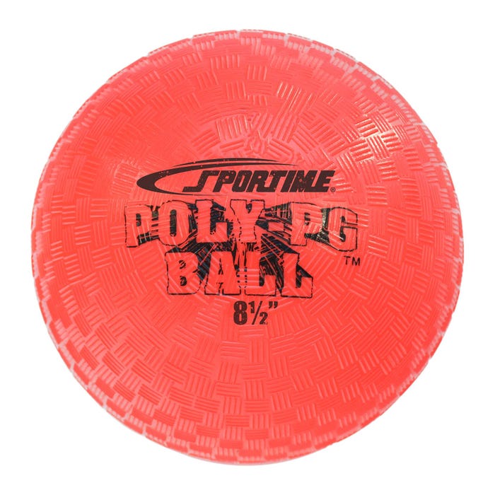 Sportime Poly PG Ball, 8-1/2 Inches, Red