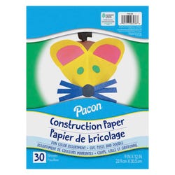 Pacon Groundwood Construction Paper, 9 x 12 Inches, Assorted Colors, 30 Sheets