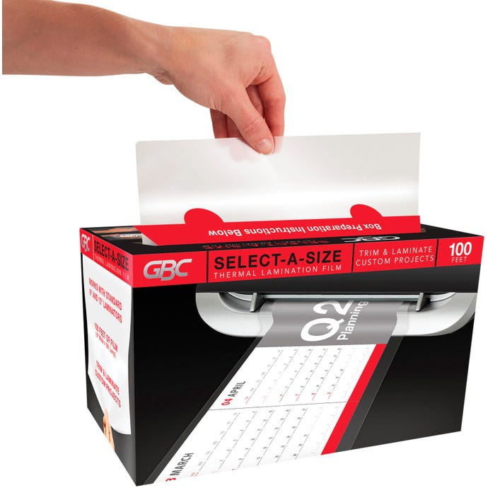 GBC Select-A-Size Laminating Roll, 9 Inches x 100 Feet, Clear