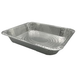 Empress Half Size, Medium Depth Steam Pan, 40 Gauge, 12-3/4 x 10-1/4 x 2-1/2 Inch, Pack of 100 2213472