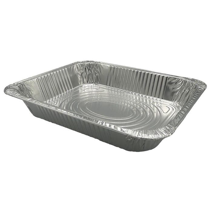Empress Half Size Steam Pans, Medium Depth, 40 Gauge, 12-3/4 x 10-1/4 x 2-1/2 Inches, Pack of 100