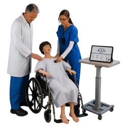 KERi Complete Auscultation Manikin 2.0 with iPad, Medium Skin Tone