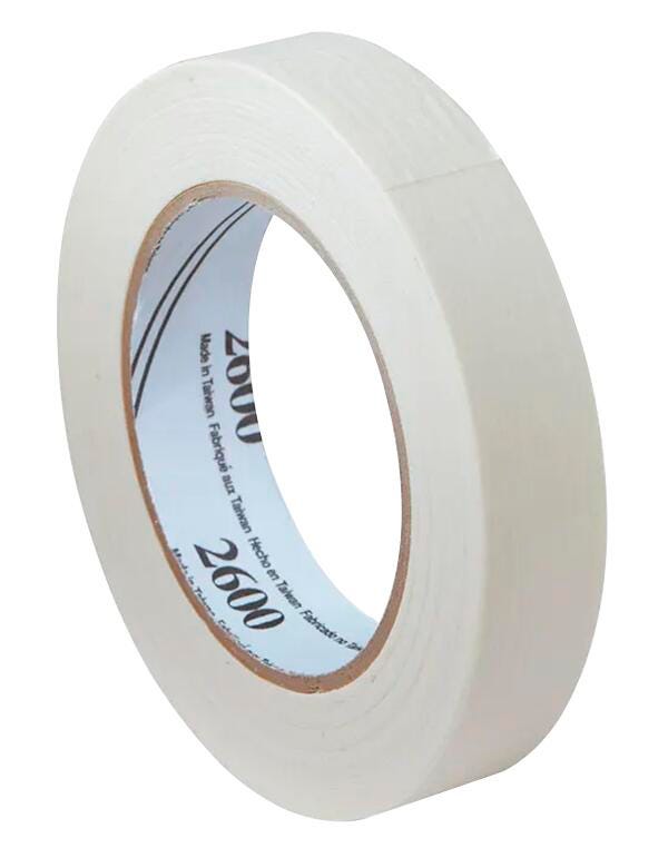 Highland 2600 Masking Tape, 0.75 Inch x 60 Yards, Cream 040587