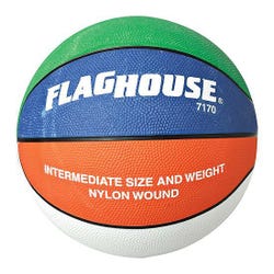 FlagHouse Multi Series Rubber Basketball, Size 6, Multicolor 2120718