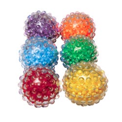 Abilitations Roll N Rattle Sensory Balls, Set of 6, Item Number 1481096