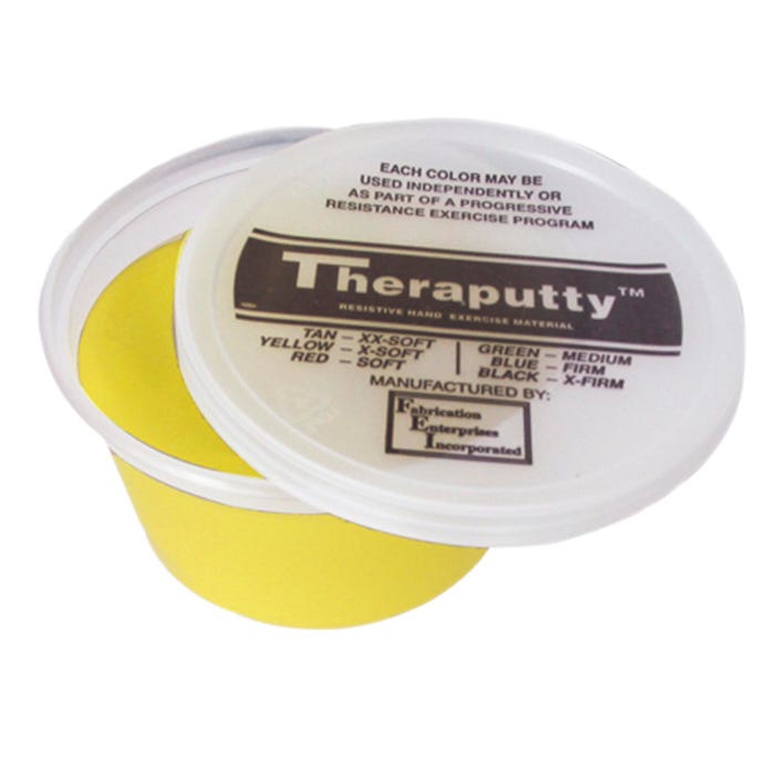 CanDo Extra Soft Resistance Theraputty, Banana Scented, 2 Ounces, Yellow