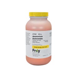 Frey Scientific Ammonium Dichromate, 500g, Lab Grade