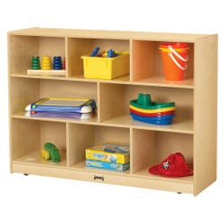 Jonti-Craft Super Sized Single Mobile Storage Unit, 48 x 18 x 35-1/2 Inches, Item Number 1133172