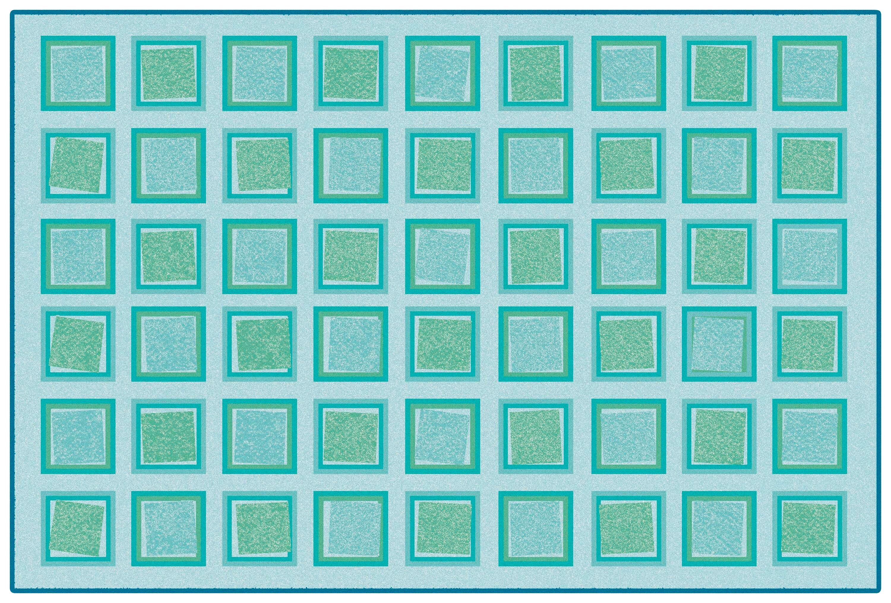 Carpets for Kids KIDSValue Plus Squared Decorative, Rectangle 4002000