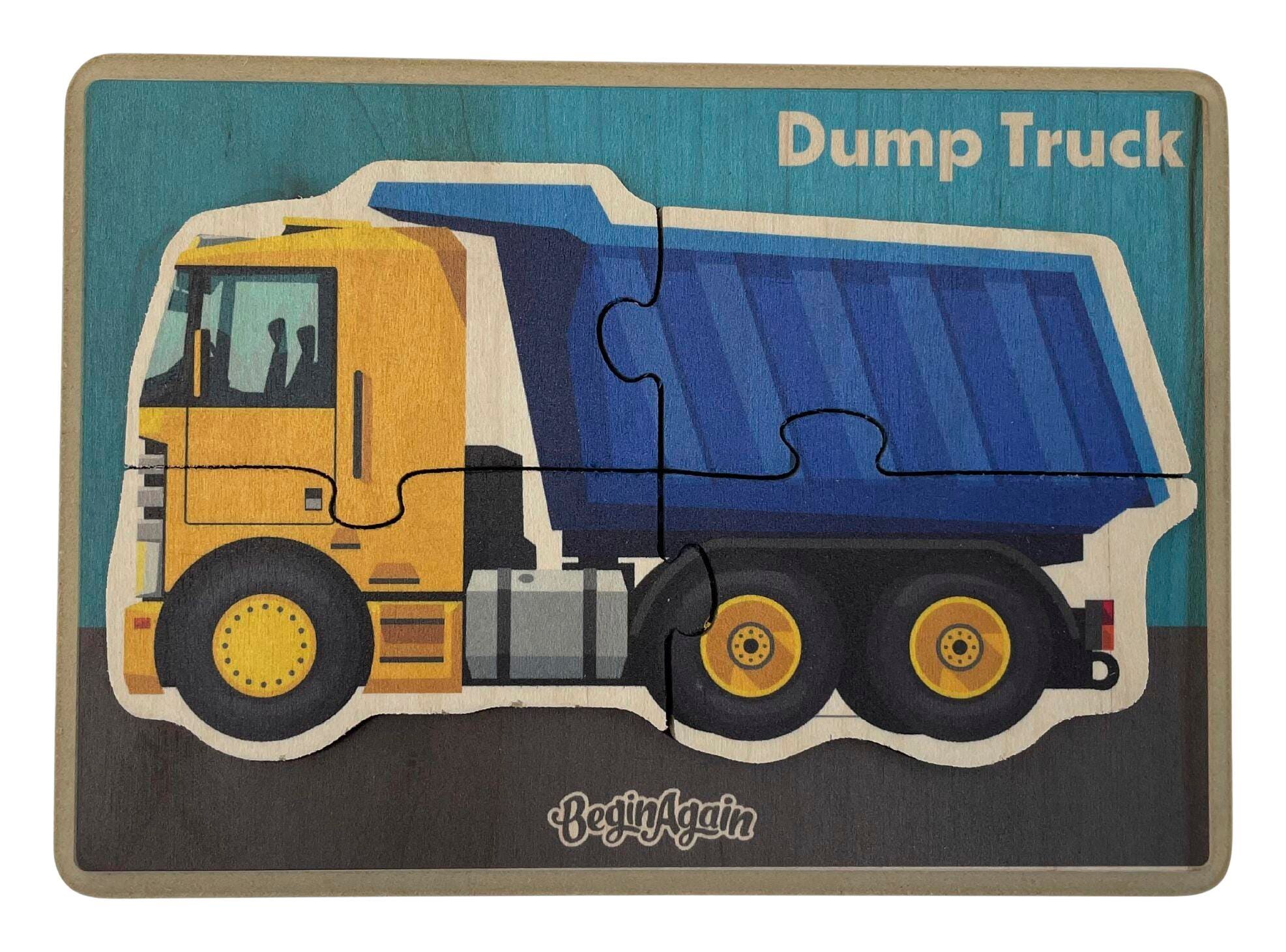 BeginAgain Dump Truck Puzzle, 4 Pieces 2151221
