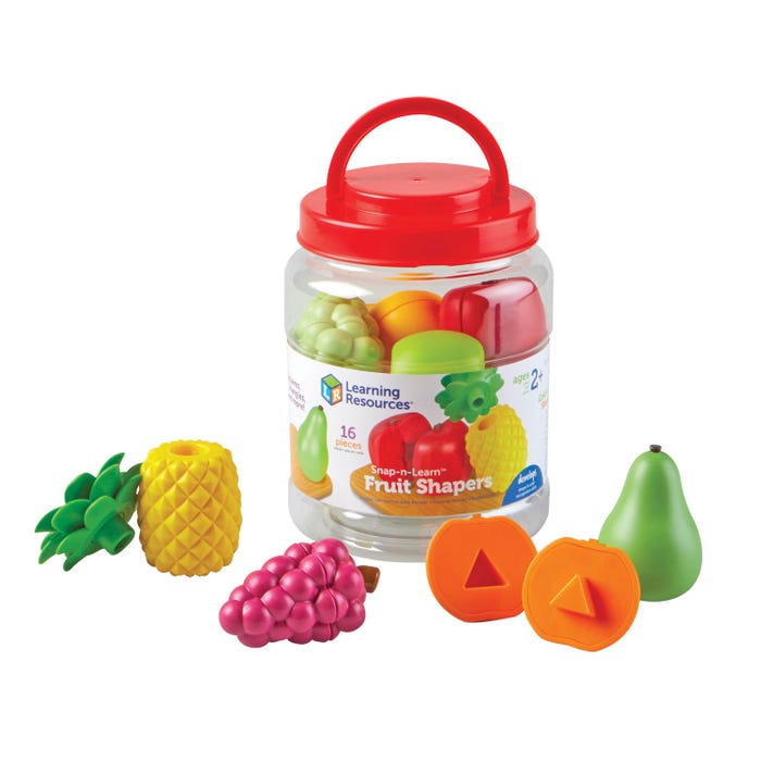 Learning Resources Snap-N-Learn Fruit Shapers
