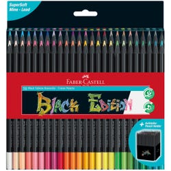 Faber-Castell Black Edition Colored Pencils, Assorted Colors, Set of 50 Item Number 2133356