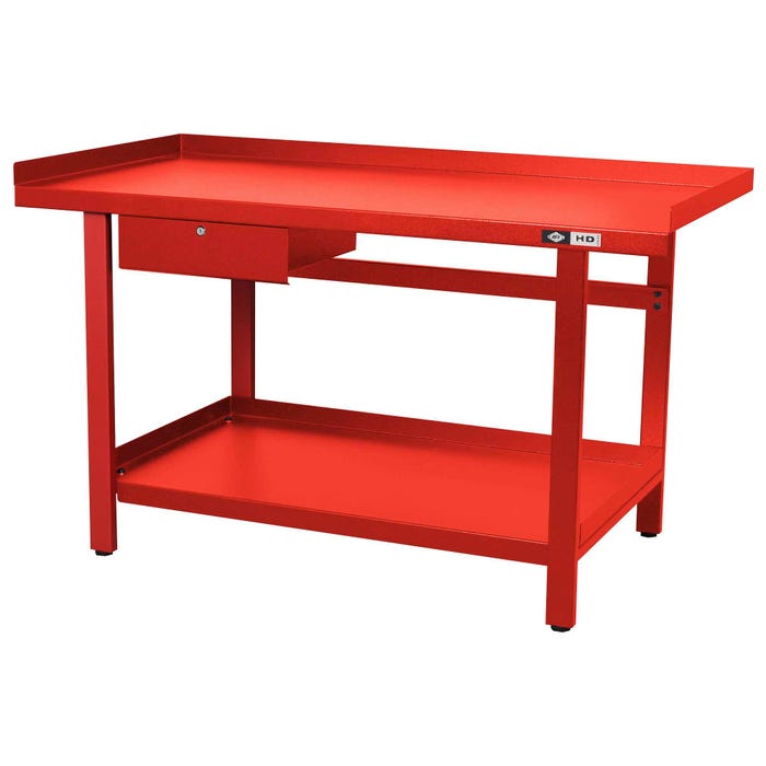 American Forge and Foundry Workbench with Drawer, 61 x 31 Inches, 1,300 Pound Capacity