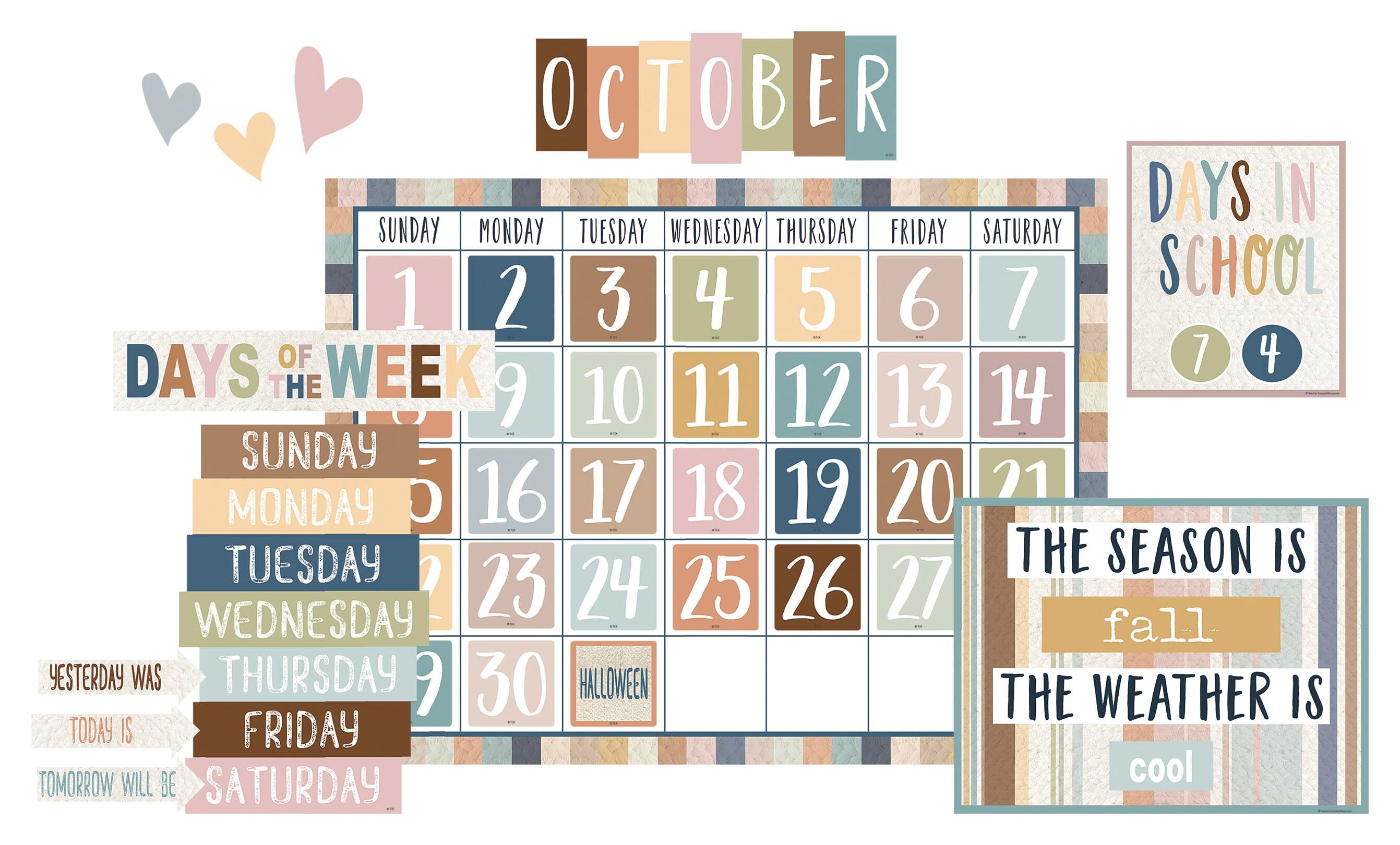 Teacher Created Resources Everyone is Welcome Calendar Bulletin Board 2098912