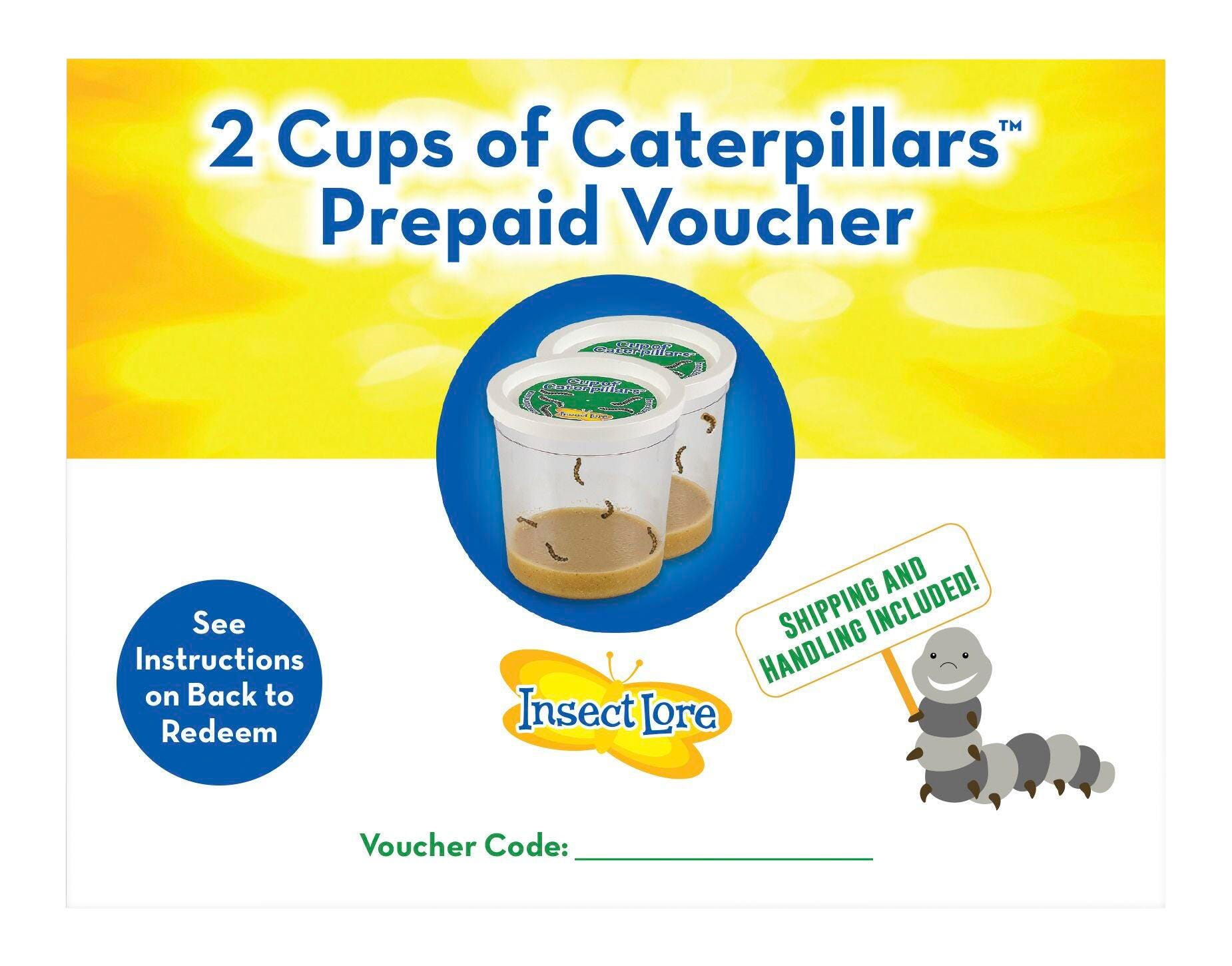 Two Cups of Caterpillars Prepaid Voucher 2147336