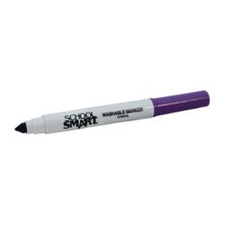 Image for School Smart Washable Art Markers, Conical Tip, Purple, Pack of 12 from School Specialty