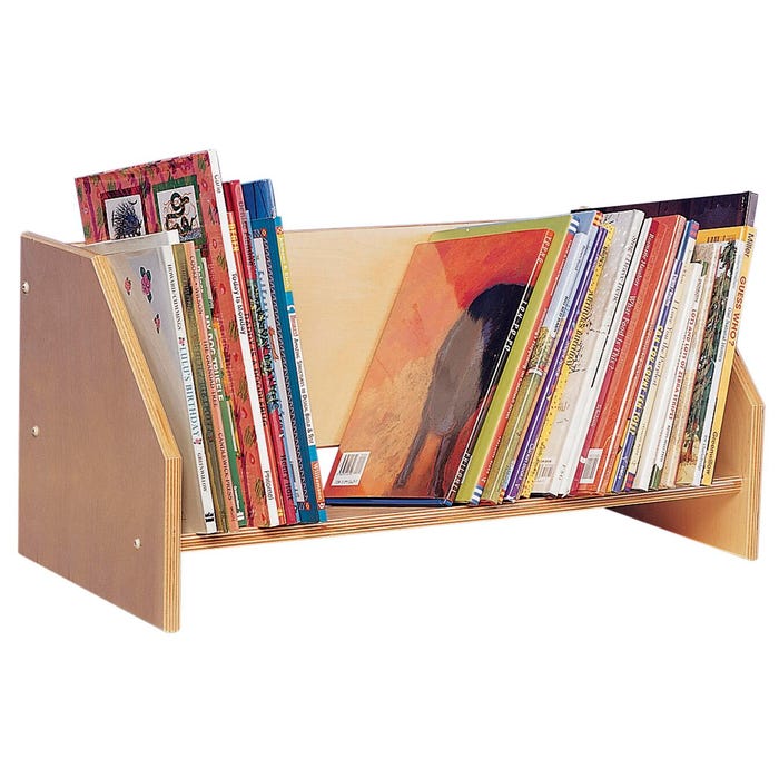 Childcraft ABC Furnishings Tabletop Book Display, Wooden, 24 x 11-1/2 x 11-1/2 Inches