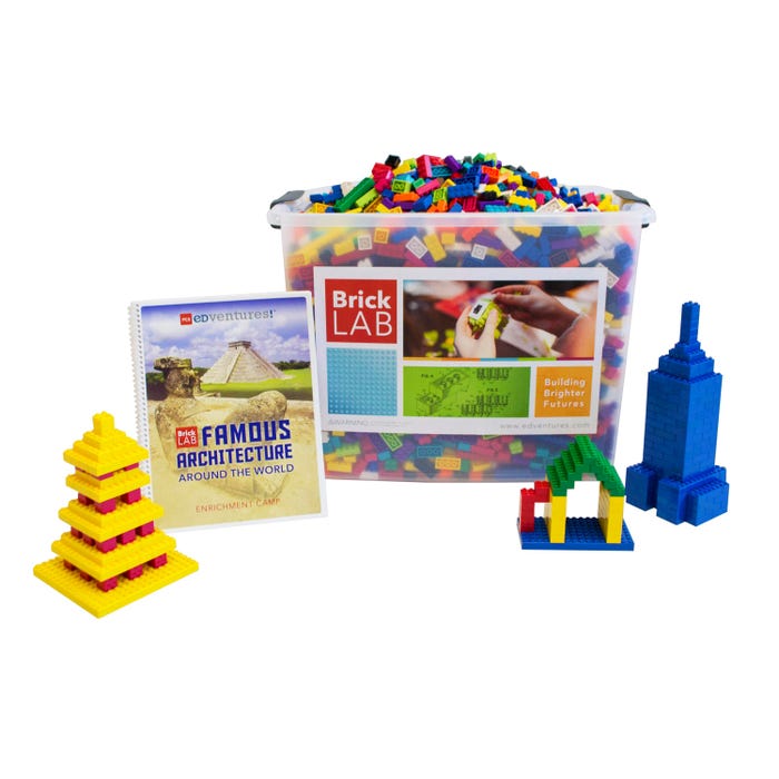 PSC Edventures BrickLab Famous Architecture Enrichment Program, Grades 4 to 6