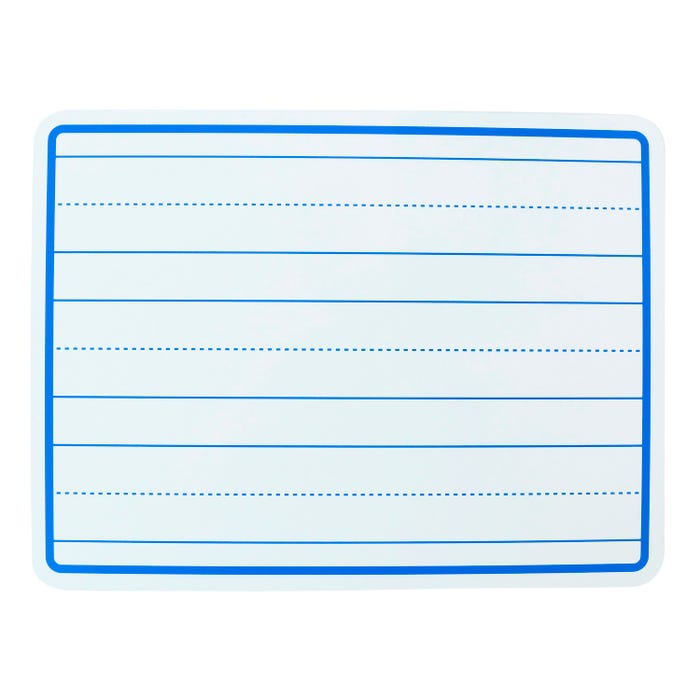 School Smart Student Dry Erase Boards, Double-Sided, Lined, 12 x 18 Inches, Pack of 10 2143927