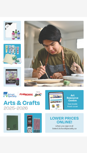 2025-2026 Arts & Crafts Catalogue Cover
