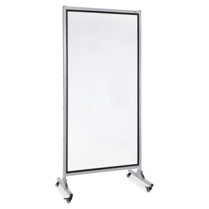 Lorell 2 sided Whiteboard Easel, Dry Erase, 37-1/2 x 82 Inches, Black