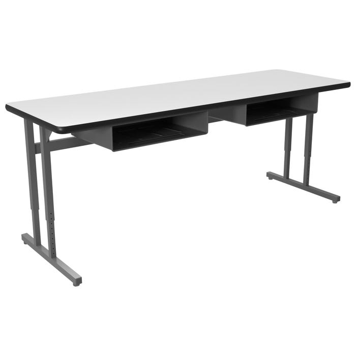 Classroom Select Advocate Pedestal Leg Two Student Desk