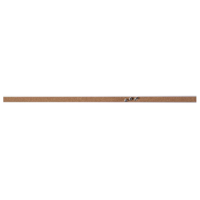 Lorell Bulletin Bar Strip, 3/4 x 36 Inches, Brown