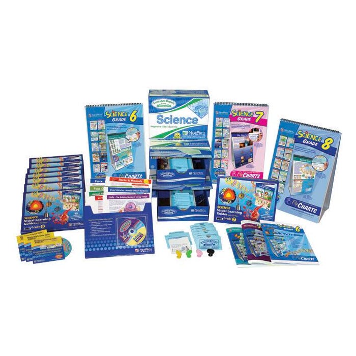 NewPath Learning Curriculum Learning Modules Science Kit, 36 Student, Grade 6 to 8