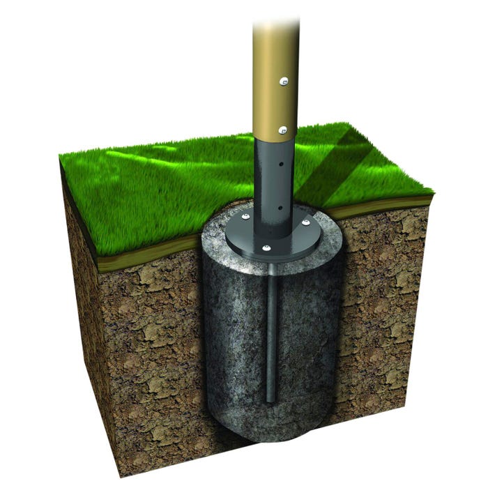 UltraPlay South Fork Play Structure With In-Ground Mounting Kit