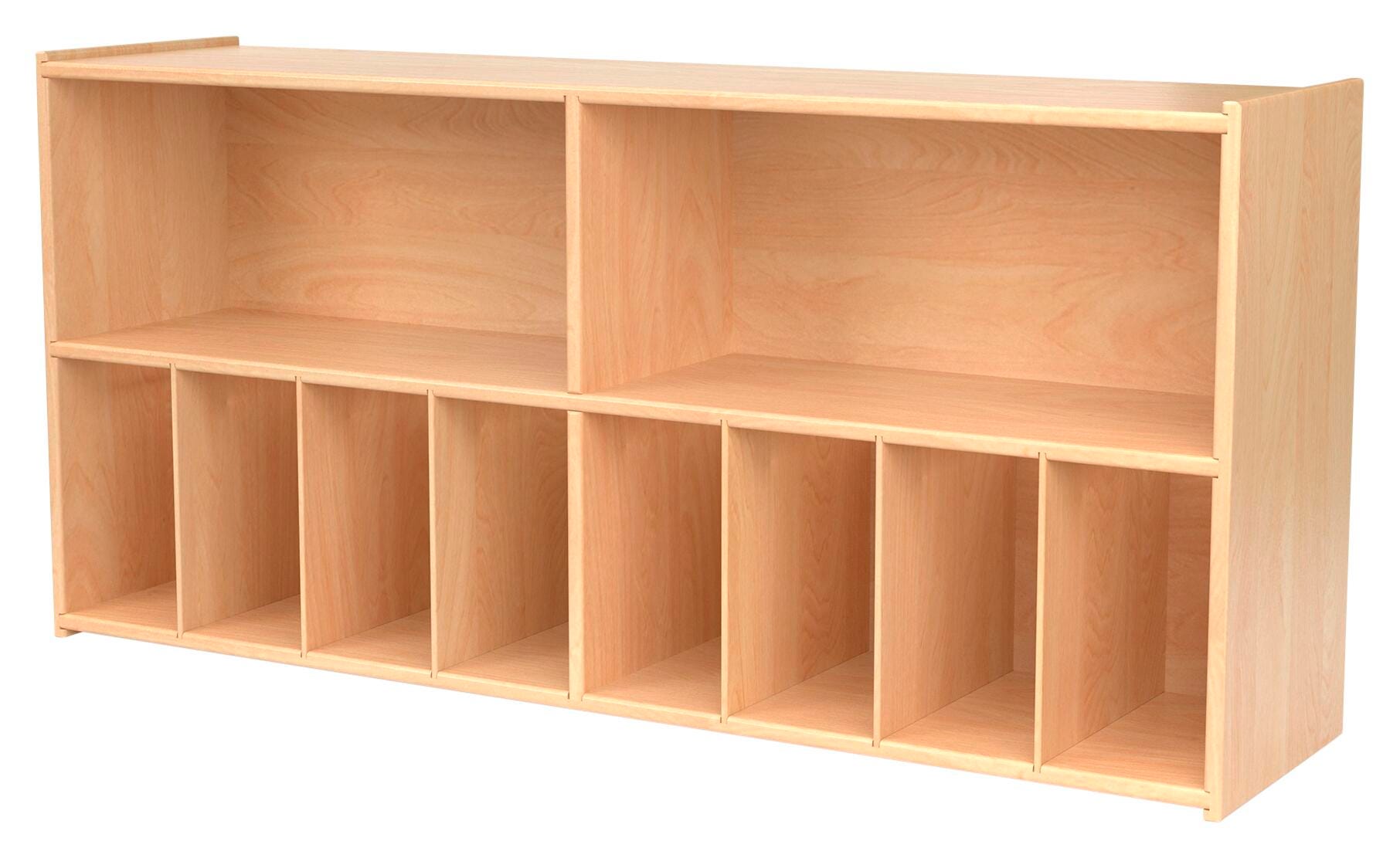 Childcraft Wall Mounted Diaper Storage Unit, 47-3/4 x 11-3/4 x 22-5/8 Inches, Item Number 2039672