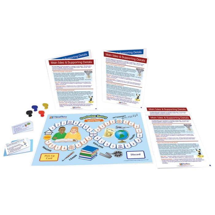 NewPath Main Ideas & Supporting Details Learning Center Game, Grades 3 to 5