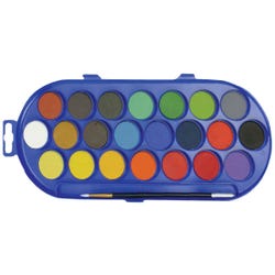Jack Richeson Opaque Watercolor Paint, 22 Assorted Colors, Item Number 225882