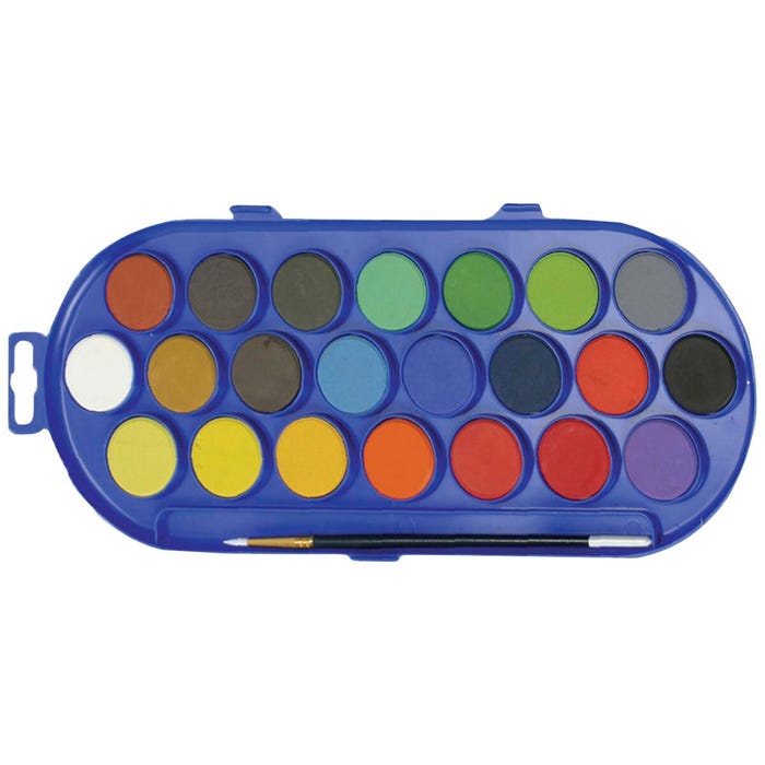 Jack Richeson Opaque Watercolor Paint, 22 Assorted Colors
