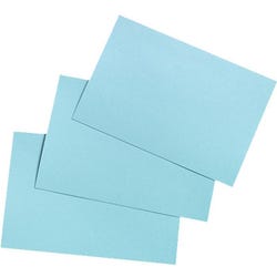Image for School Smart Unruled Index Cards, 5 x 8 Inches, Blue, Pack of 100 from School Specialty