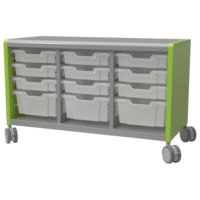 Classroom Select Geode Short Cabinet, Triple Wide