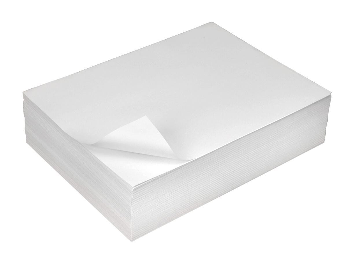 Nasco White Mixed Media Paper, 9 x 12 Inches, 60 lbs, Pack of 500