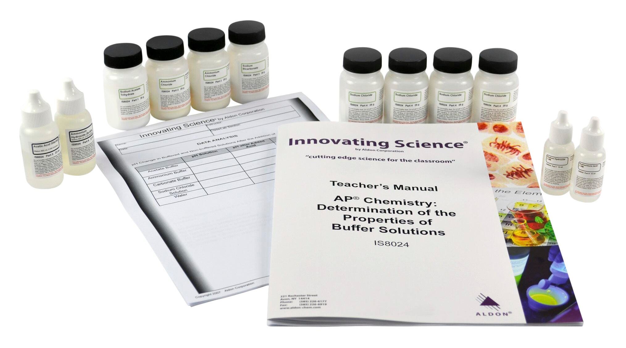 Innovation Science Determination of Properties of Buffer Solutions AP Chemistry 2134326