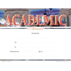 Achieve It! Academic Recognition Awards, Fill in the Blank, 11 x 8-1/2 Inches, Pack of 25, Item Number 2105080