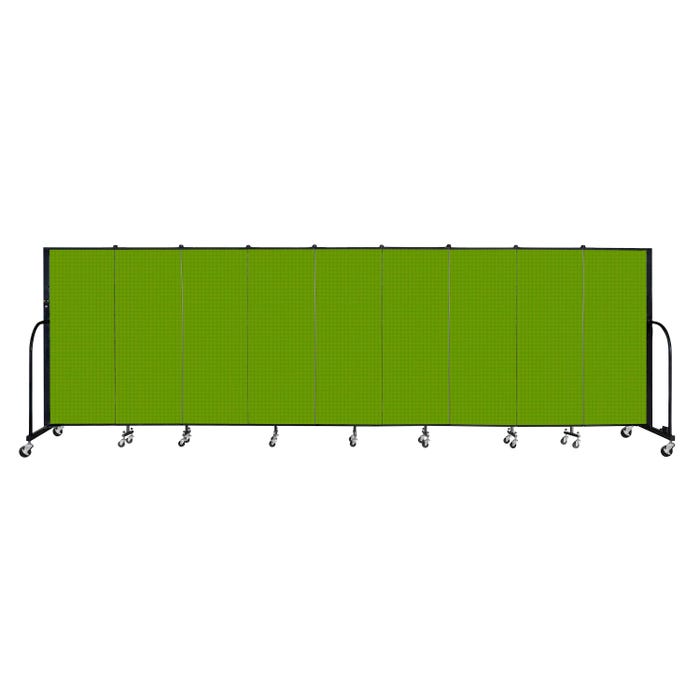Screenflex Freestanding Standard Room Divider, 9 Panels, 16 Feet 9 Inches x 5 Feet