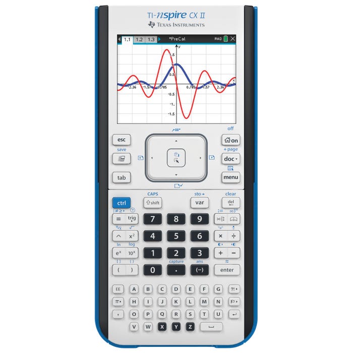 Texas Instruments Nspire CX II Graphing Calculator with Rechargeable Battery