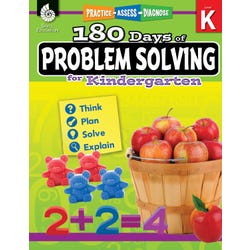 Shell Education 180 Days of Problem Solving for Kindergarten