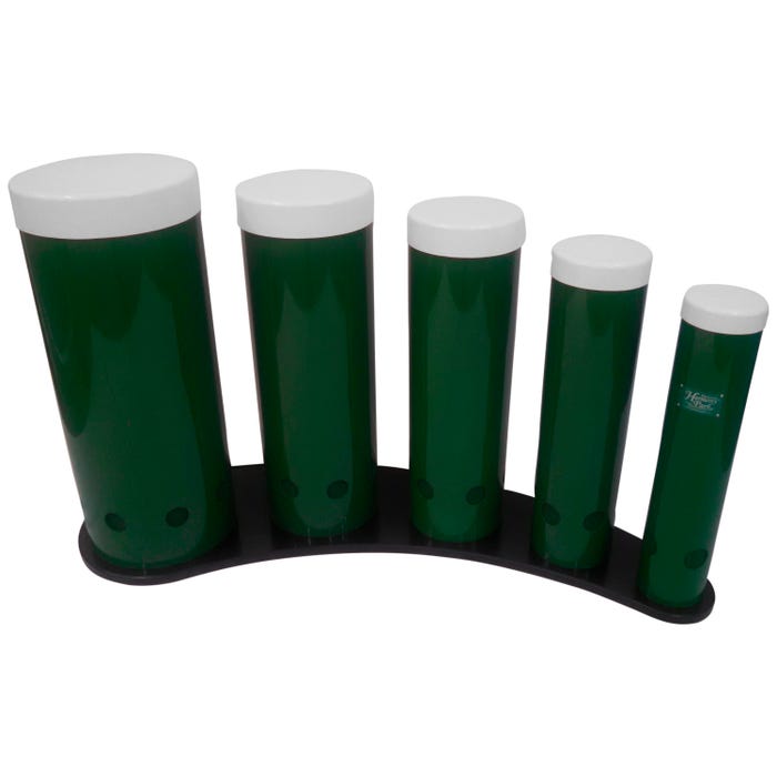 Freenotes Harmony Park Tuned Drums Toddler Size, Surface Mount, Taupe Caps, 75 x 15 x 29 inches