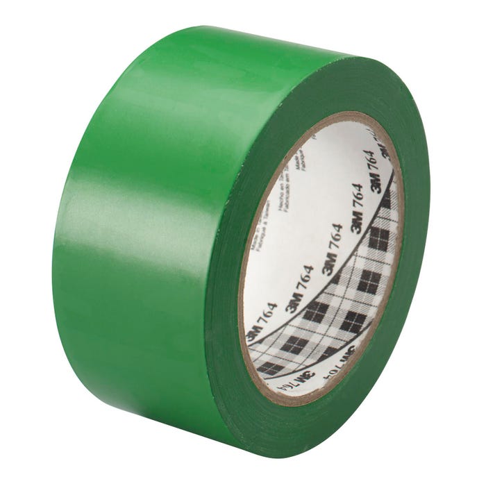 3M General Purpose Wear Resistant Floor Marking Tape Roll, 2 Inches x 36 Yards, Green, Vinyl