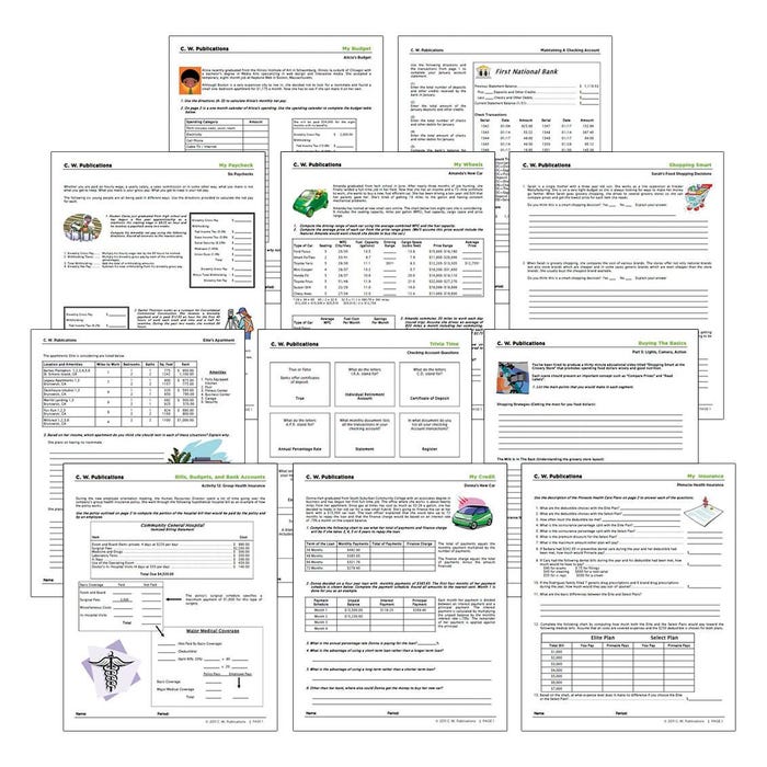 Life Skills Activity Units: Living in the Real World, Grades 7 to 12