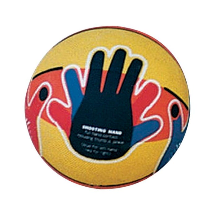 Sportime Max Hands-On Basketball, Junior, Size 5, Orange/Yellow